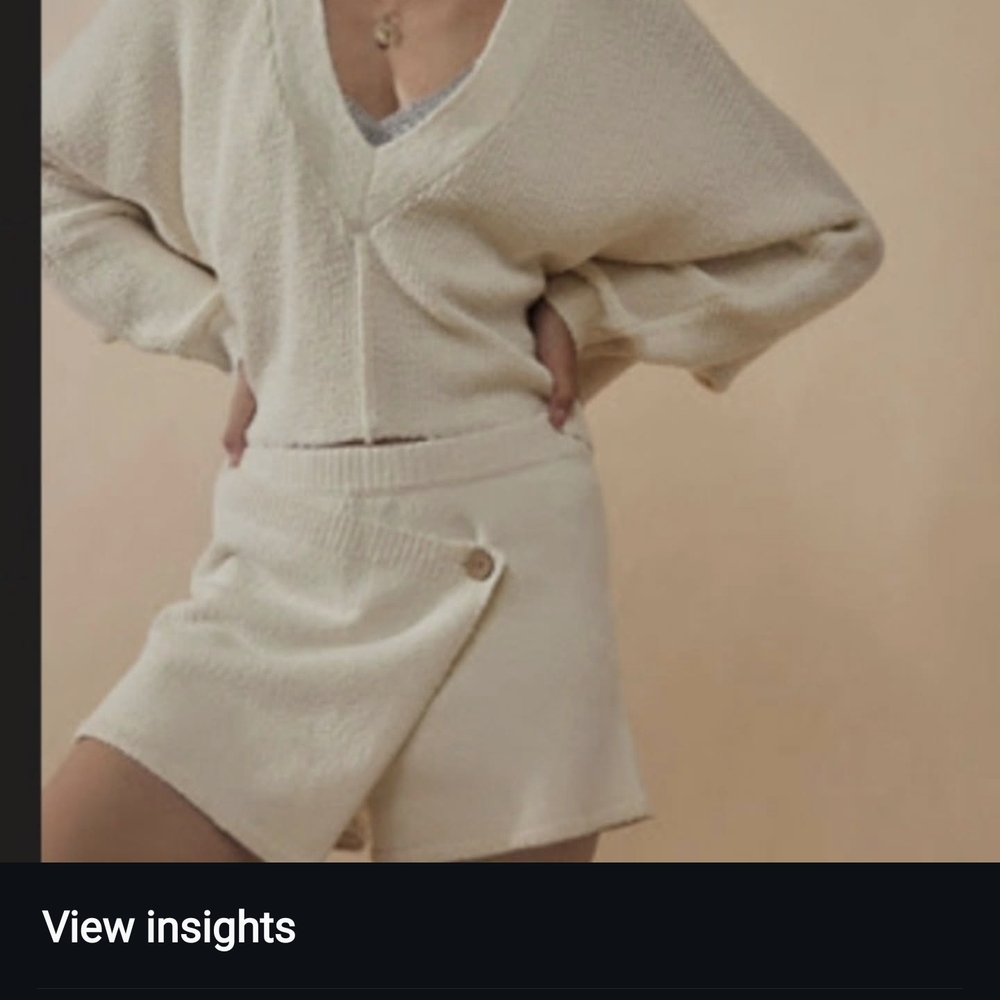 Free People Primavera Skort Set 🤍🤎
